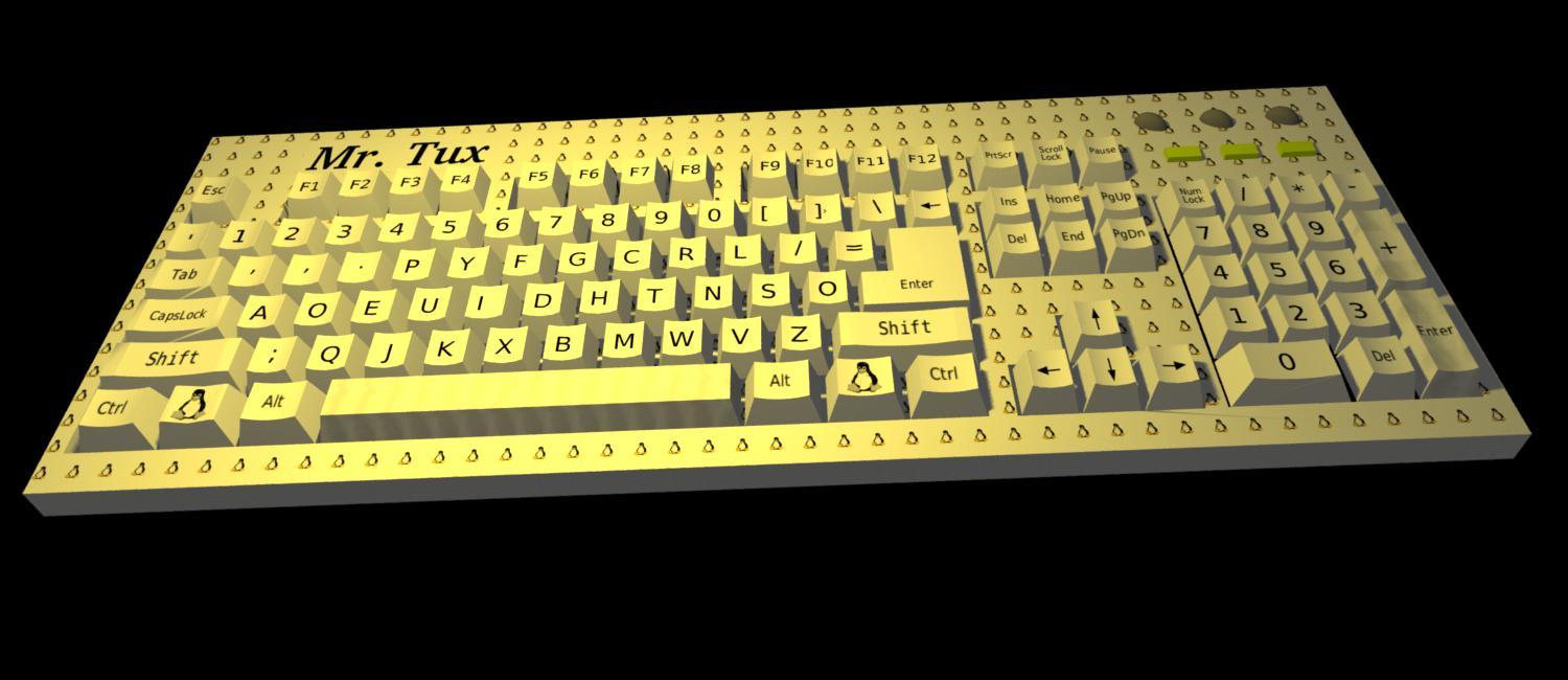 Mr. Tux Keyboard