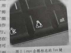 Linux键盘上的Tux键